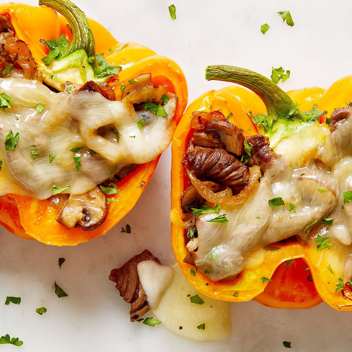 Cheesesteak-Stuffed Peppers