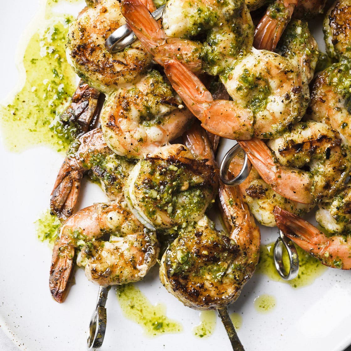 Grilled Garlic & Herb Shrimp
