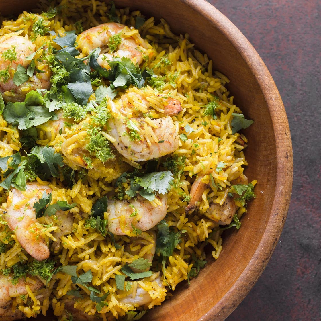 Kuwaiti Spiced Shrimp & Rice