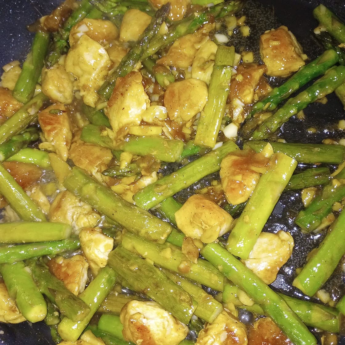 Chicken and Asparagus Lemon Stir Fry