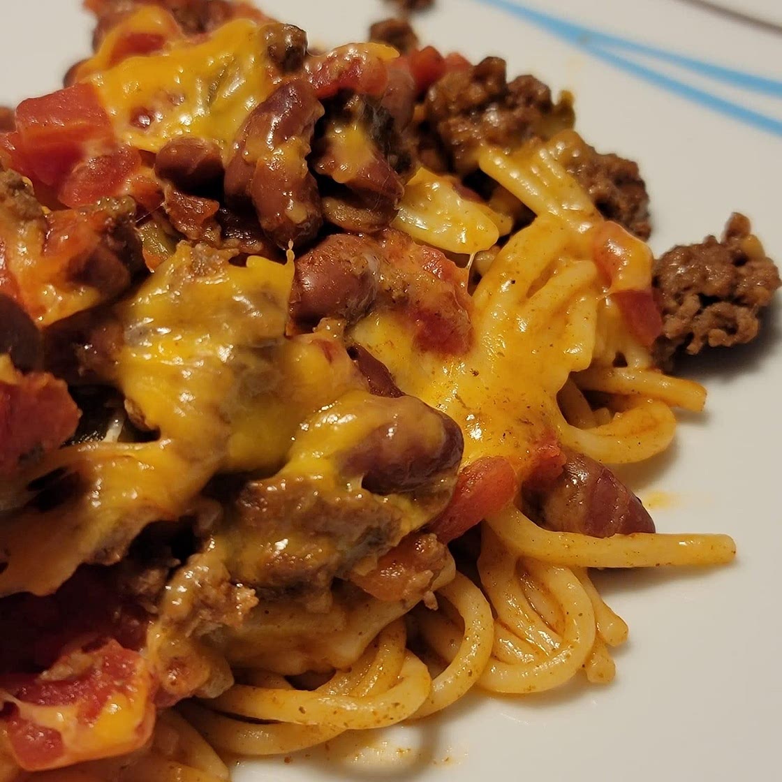 Taco Inspired Spaghetti