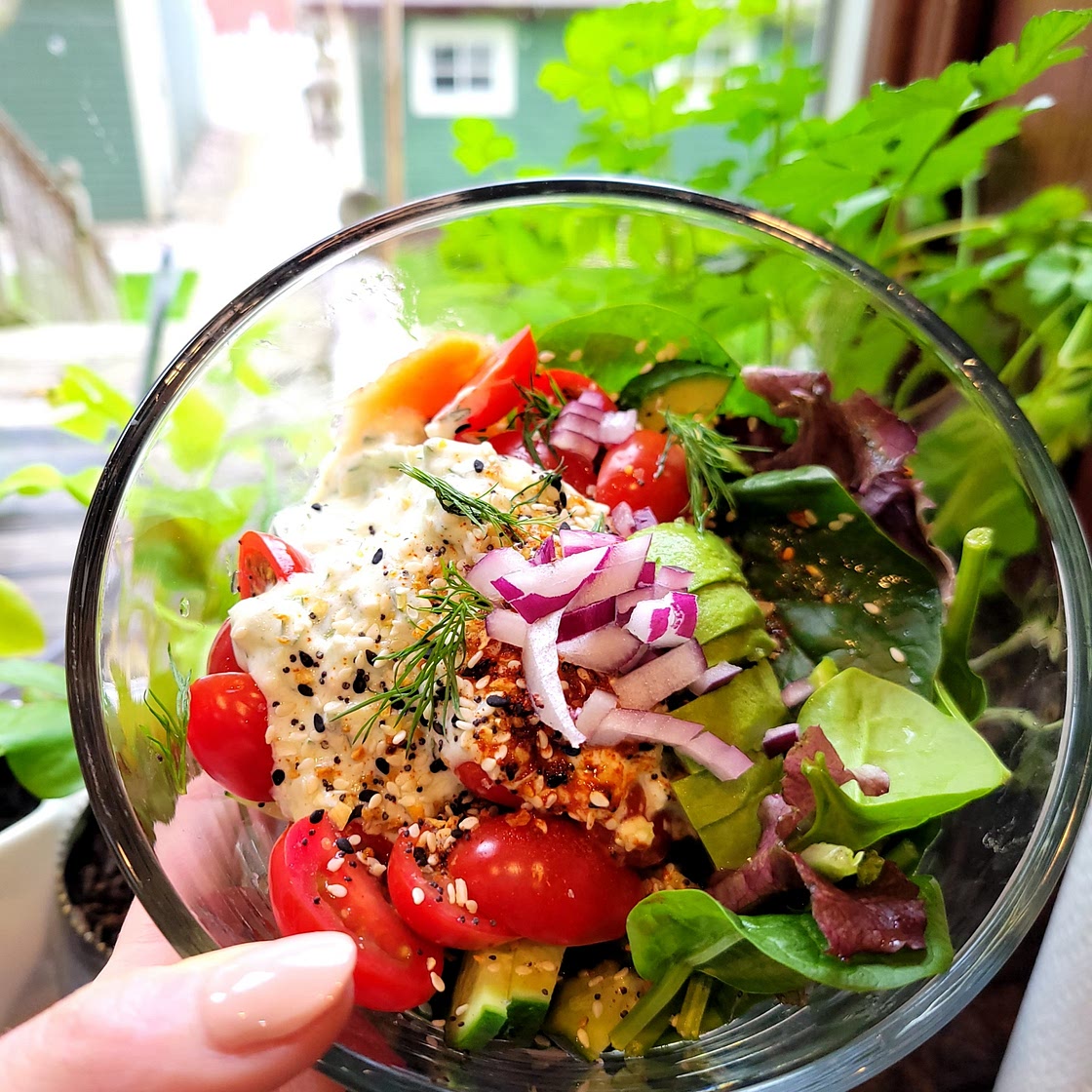 Everything but the Bagel Salad
