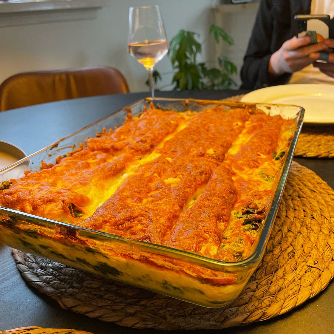 Cheesy Ham Hock, Spinach & Ricotta Lasagne