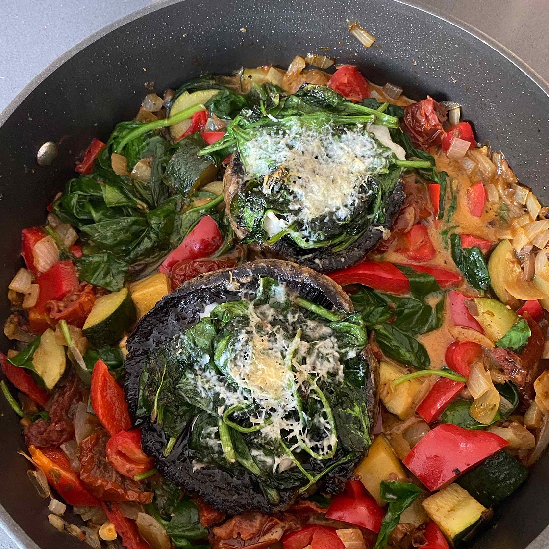 Tuscan Style Stuffed Mushrooms Recipe