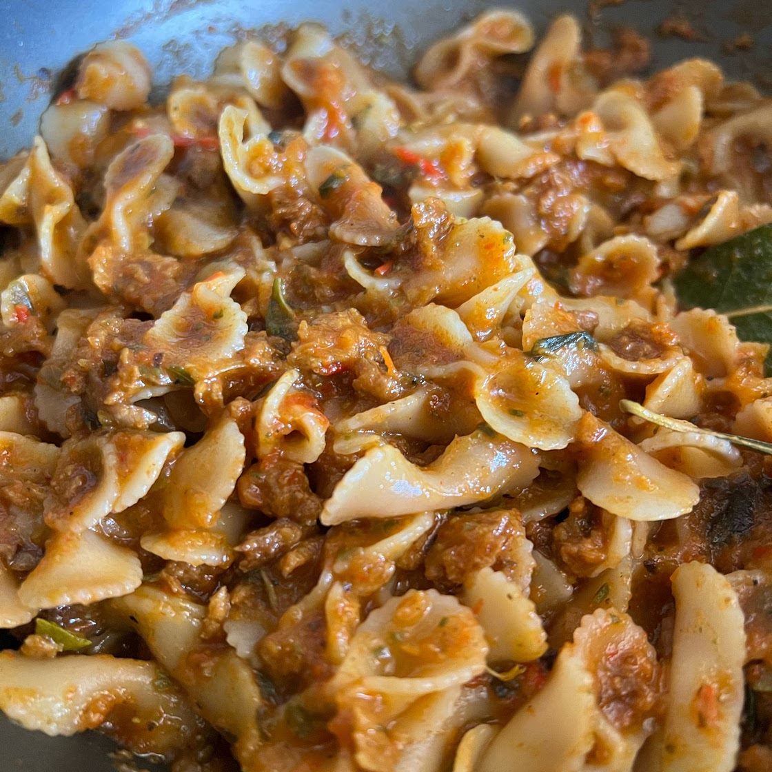 Vegan Roasted Red Pepper Pasta (GF)