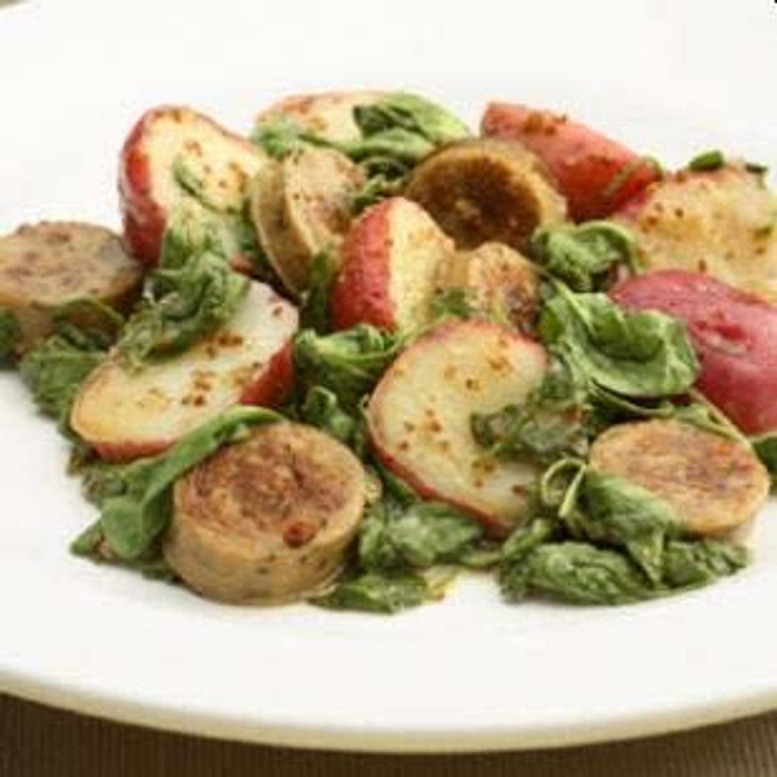 Warm Chicken Sausage & Potato Salad