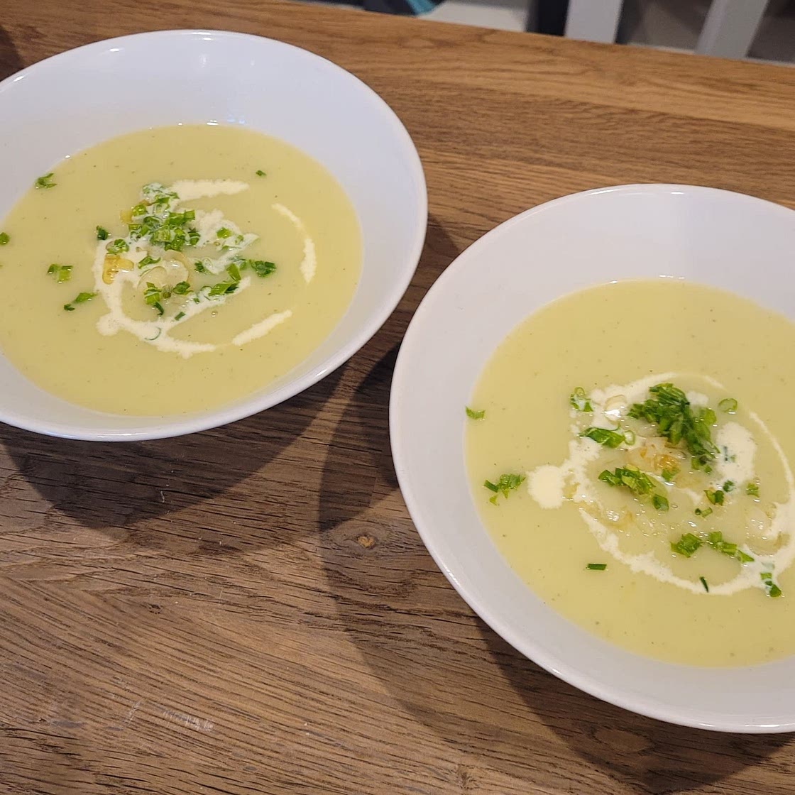 Soup maker leek and potato soup