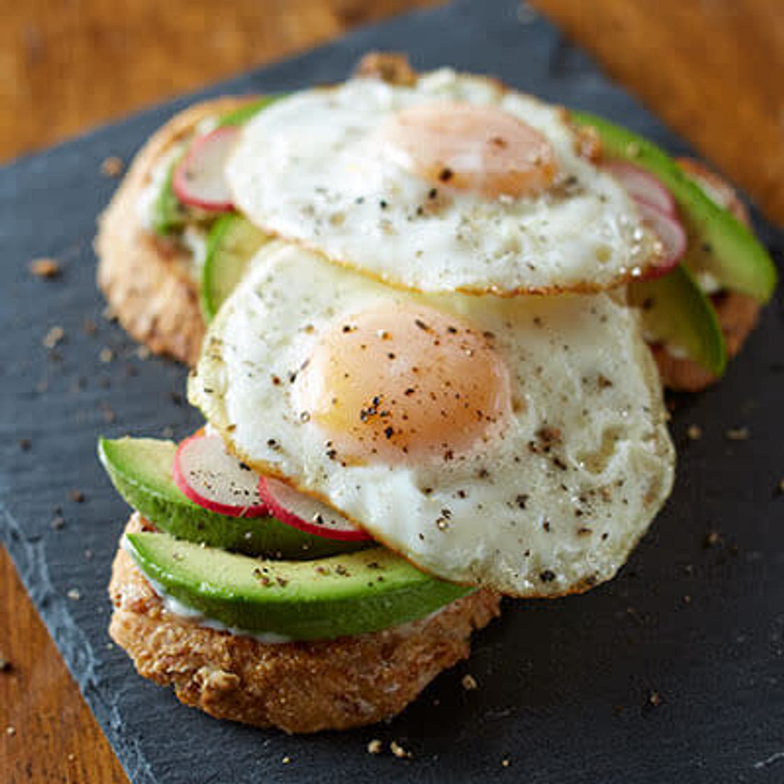 Avocado-and-egg on toast