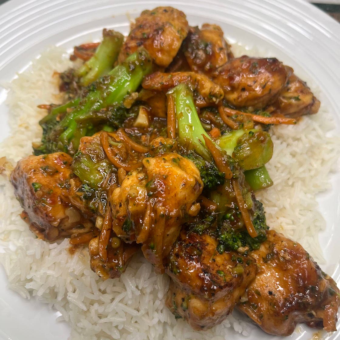 Chili Garlic chicken & broccoli 