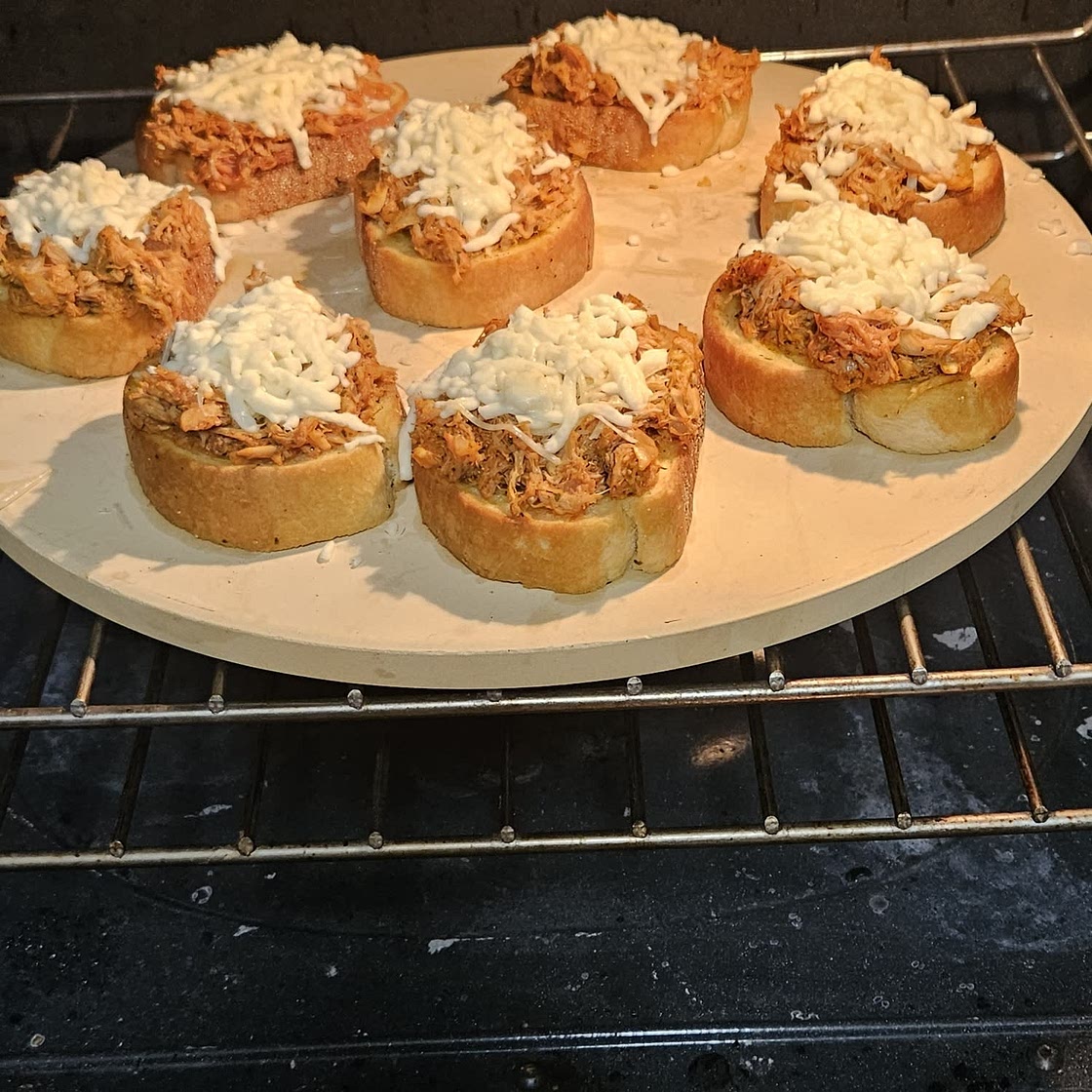 Shredded Chicken Parmesan Sandwich