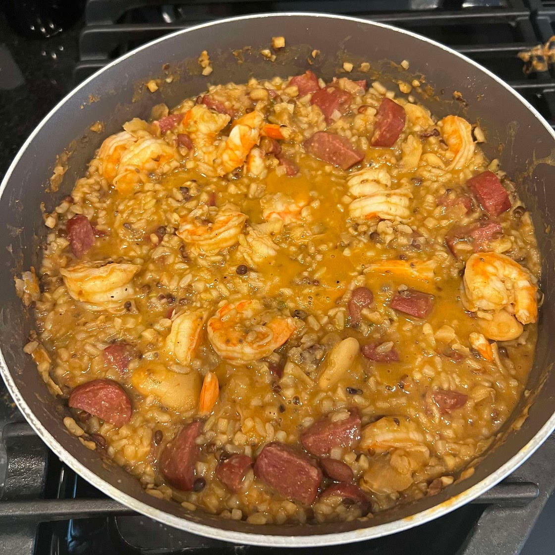Jambalaya lentil stew 