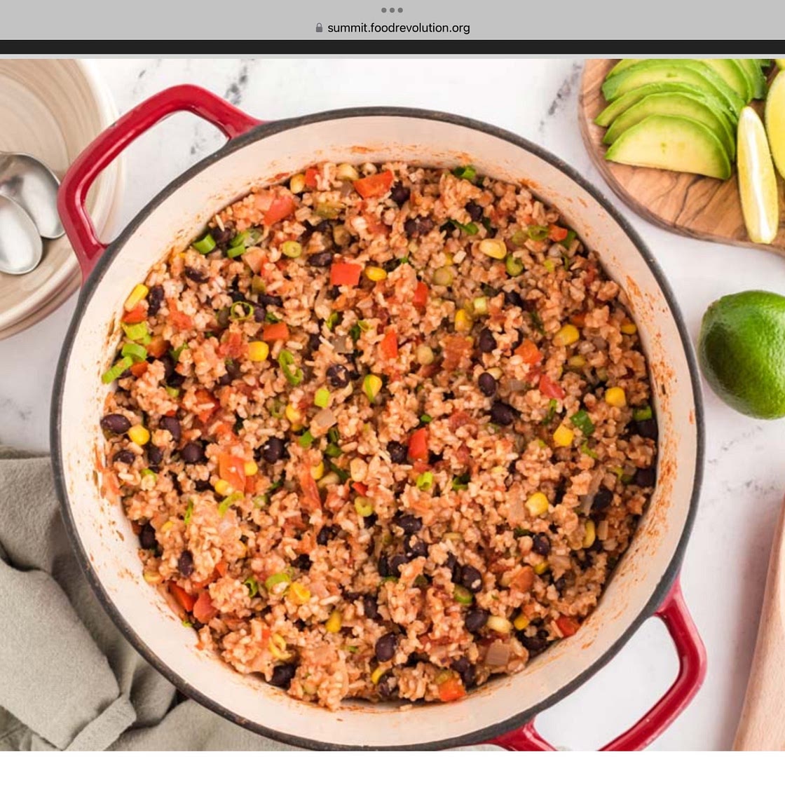 One Pot Burrito Rice