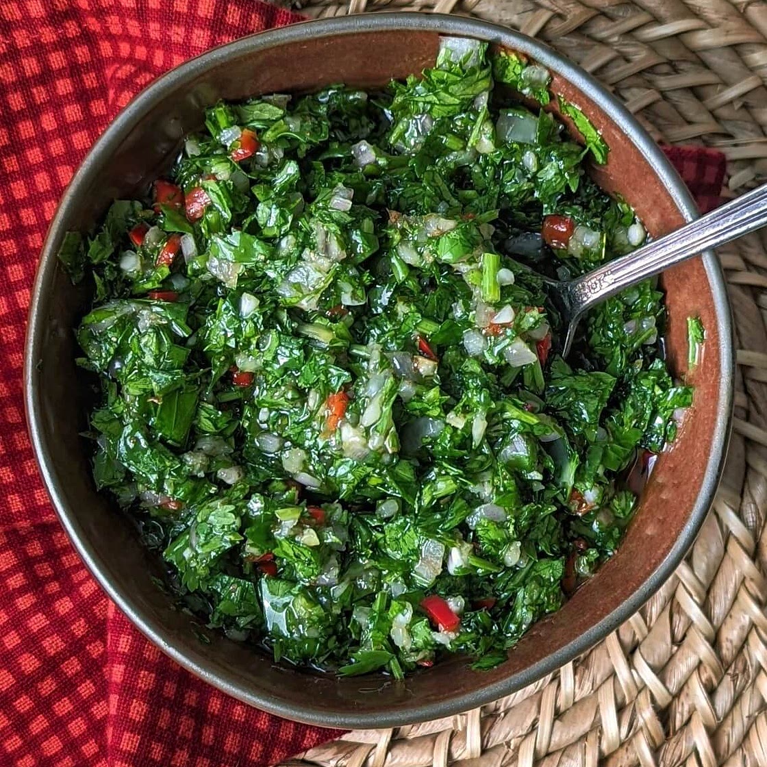 Chimichurri with Cilantro
