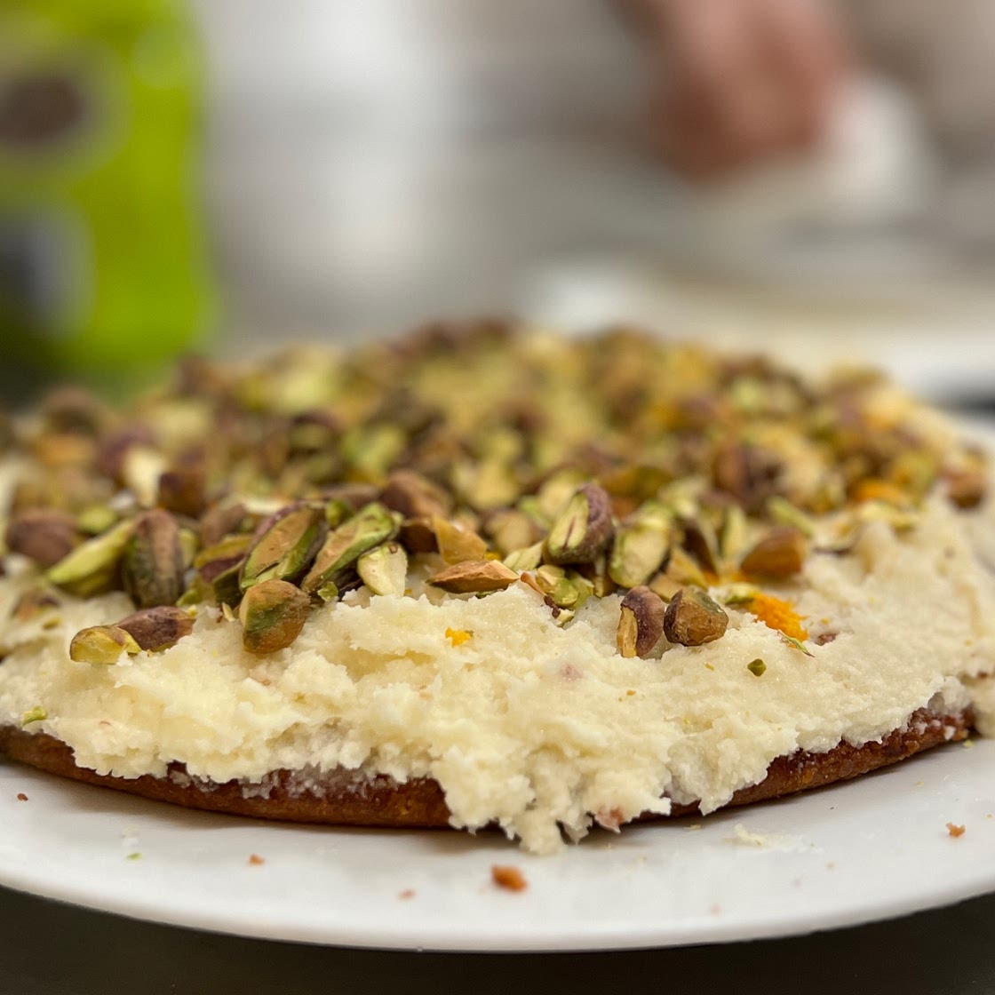 Masalino’s Olive Oil Cake with Mascarpone Butter Cream