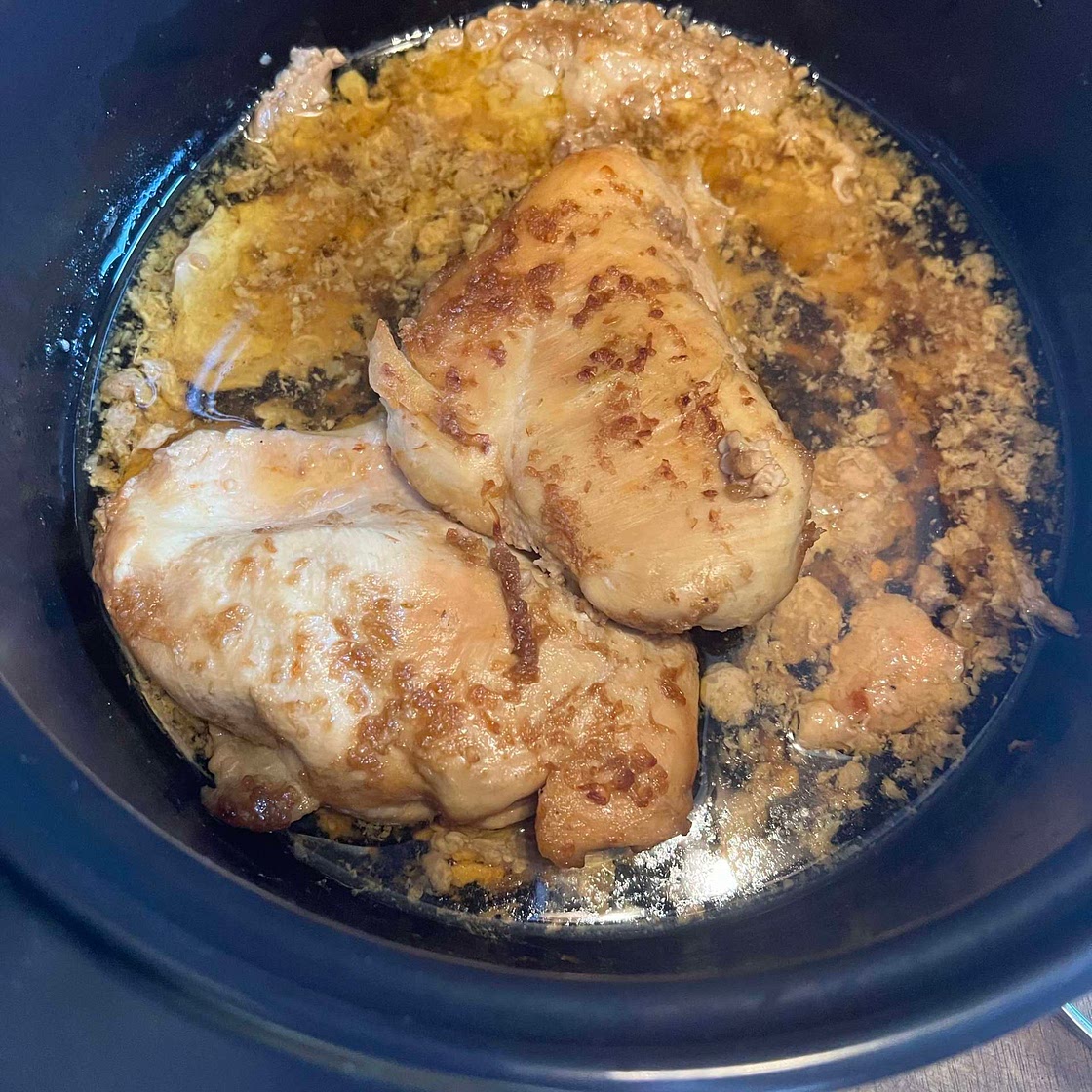 Slow Cooker Brown Sugar Garlic Chicken