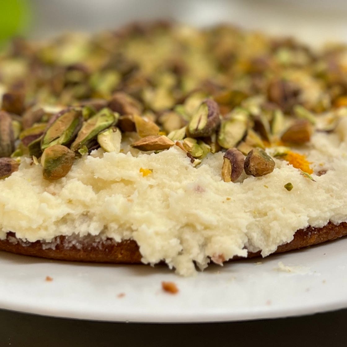 Masalino’s Olive Oil Cake with Mascarpone Butter Cream