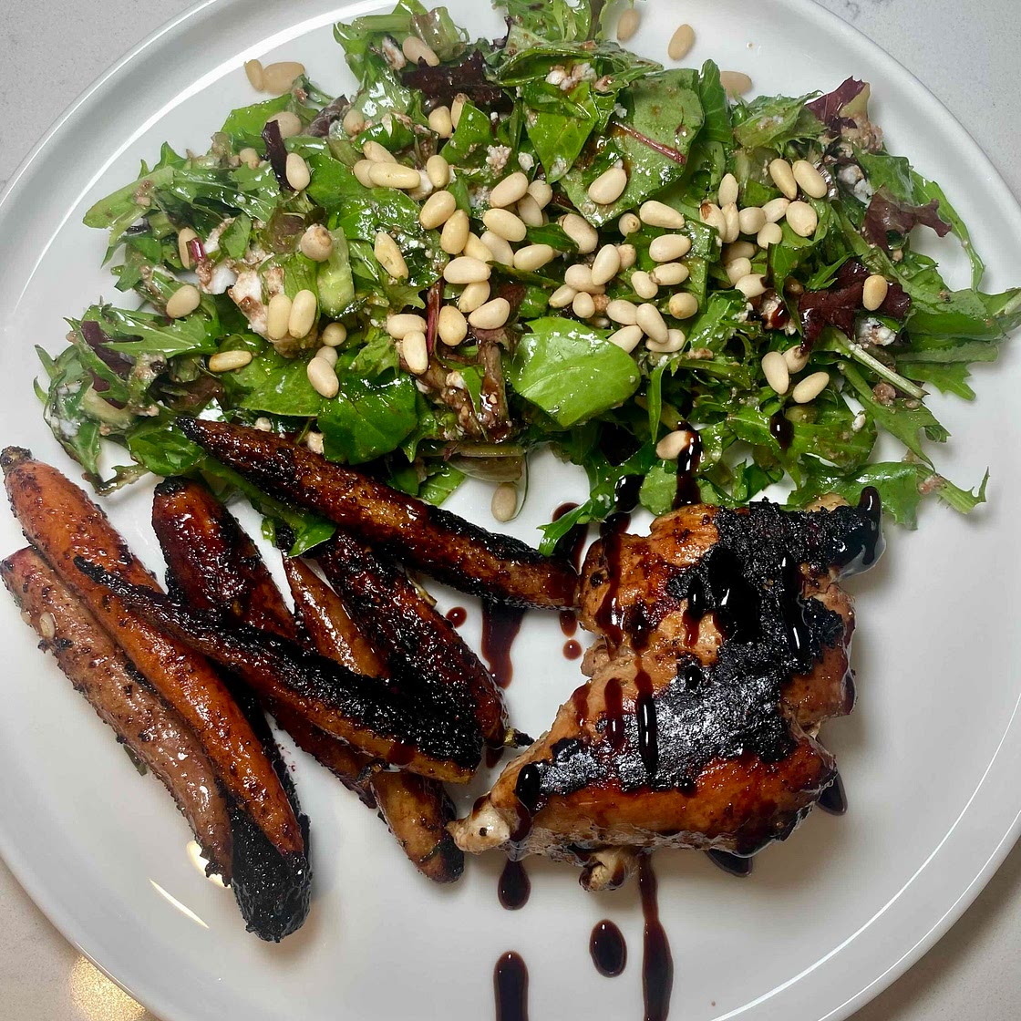 Balsamic Glazed Chicken Thighs