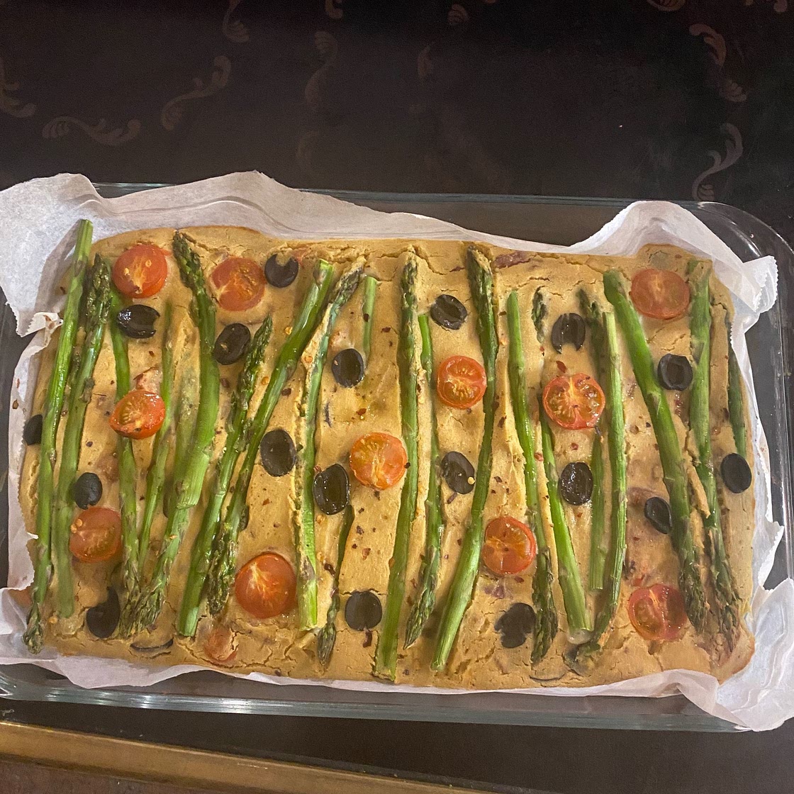 Meera Sodha’s vegan recipe for farinata with balsamic onions and