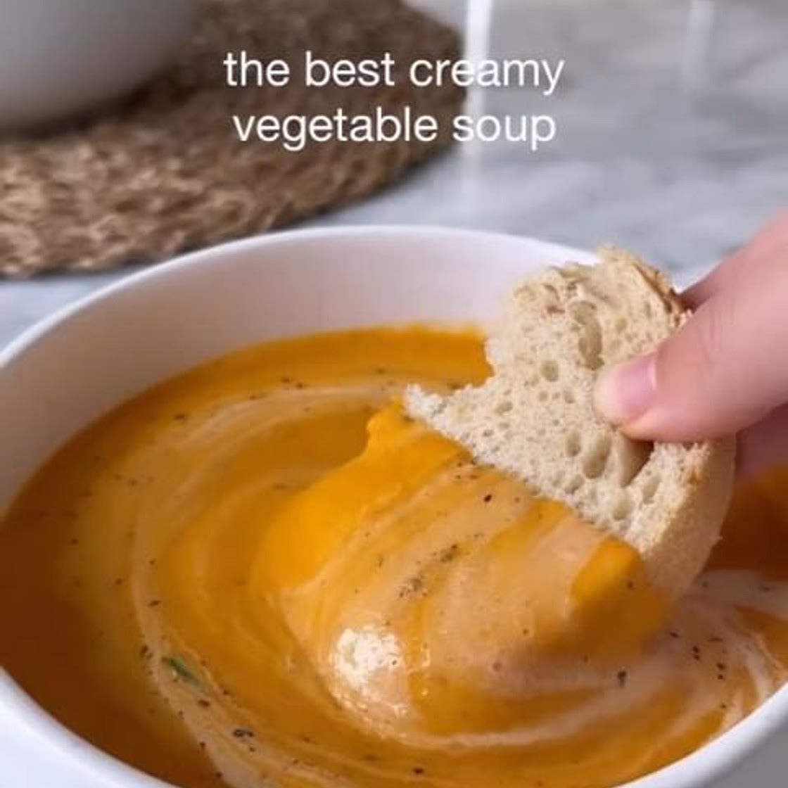 Creamy Roast Vegetable Soup
