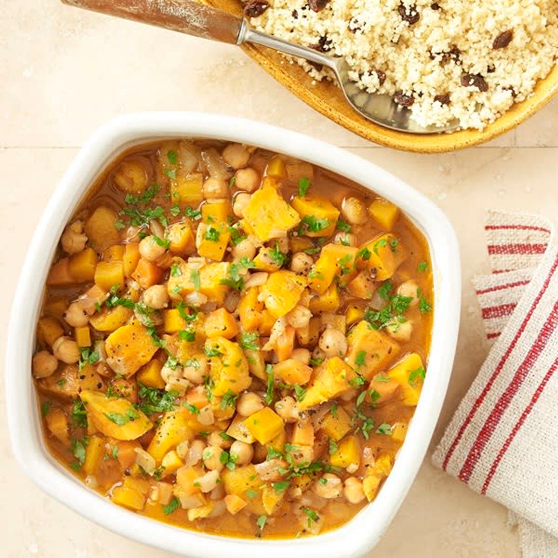 Vegetable Tagine with fruity couscous
