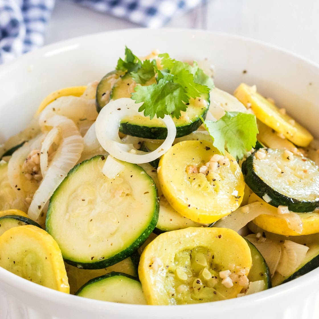 Zucchini with Onion and Garlic