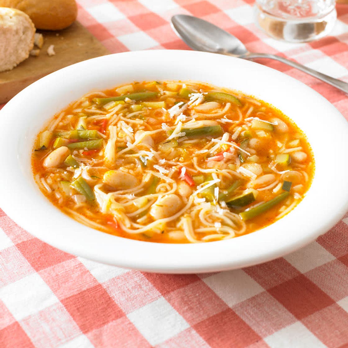 Summer Vegetable Minestrone Soup