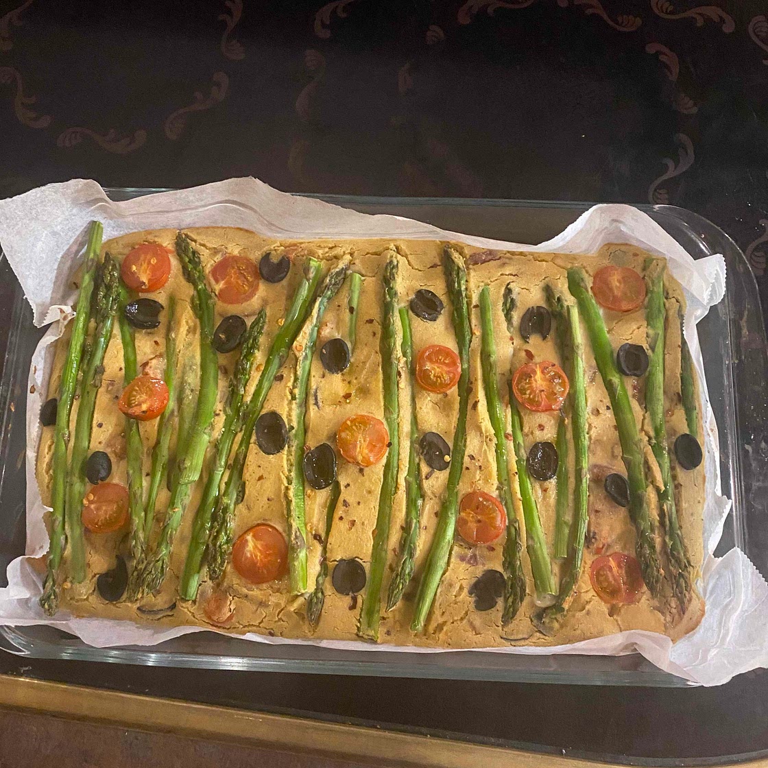 Meera Sodha’s vegan recipe for farinata with balsamic onions and