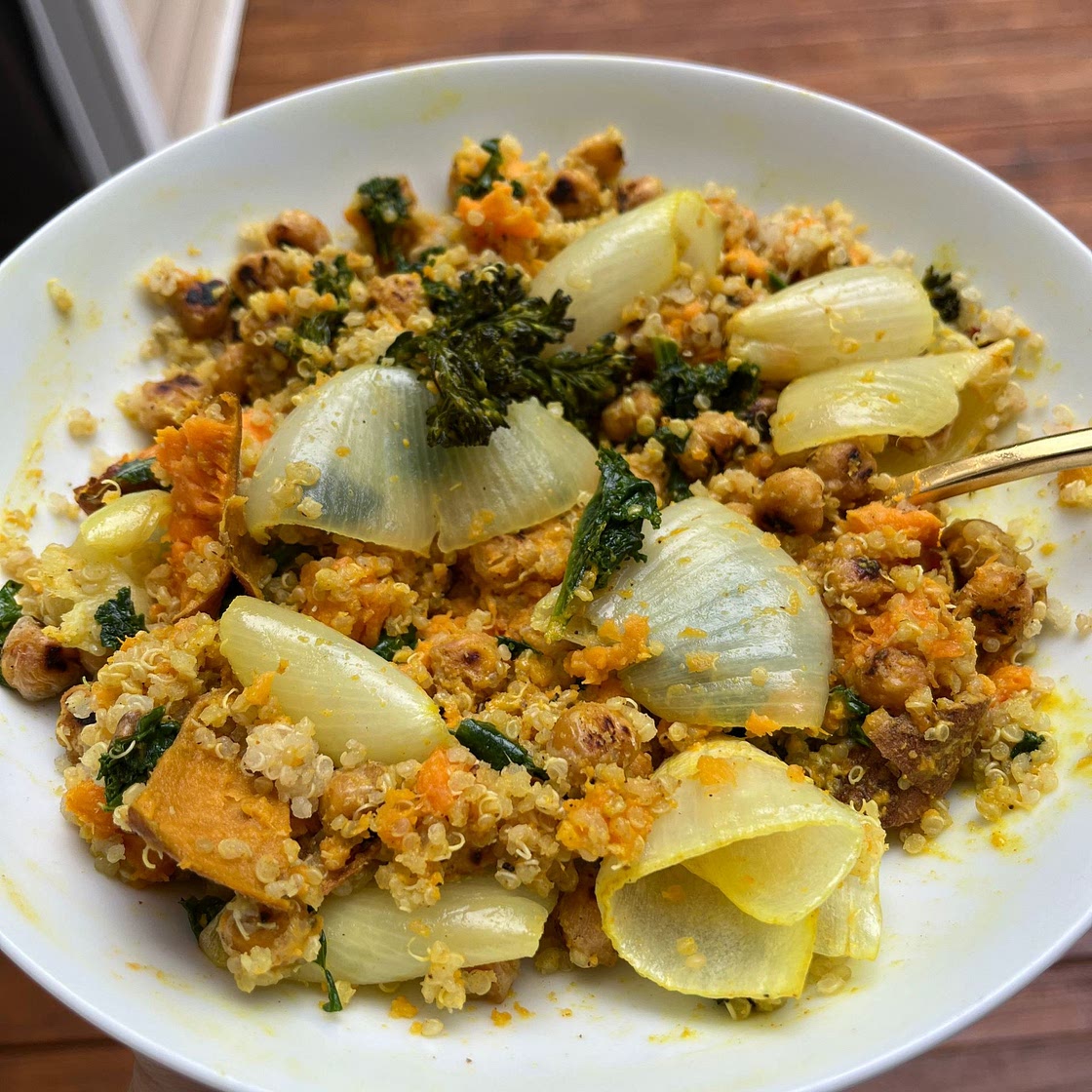 Sweet Potato Chickpea Buddha Bowl