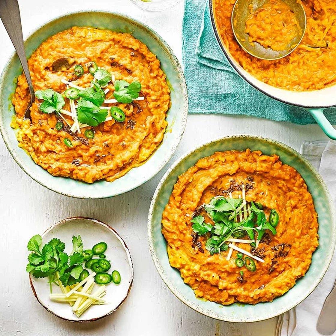 One-pan coconut dhal