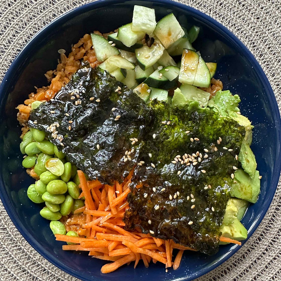How to Make Vegetarian Sushi Bowls