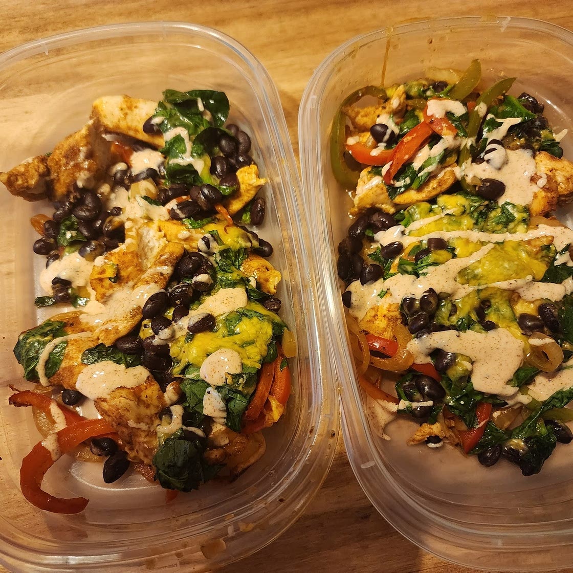 Sheet-Pan Chicken Fajita Bowls