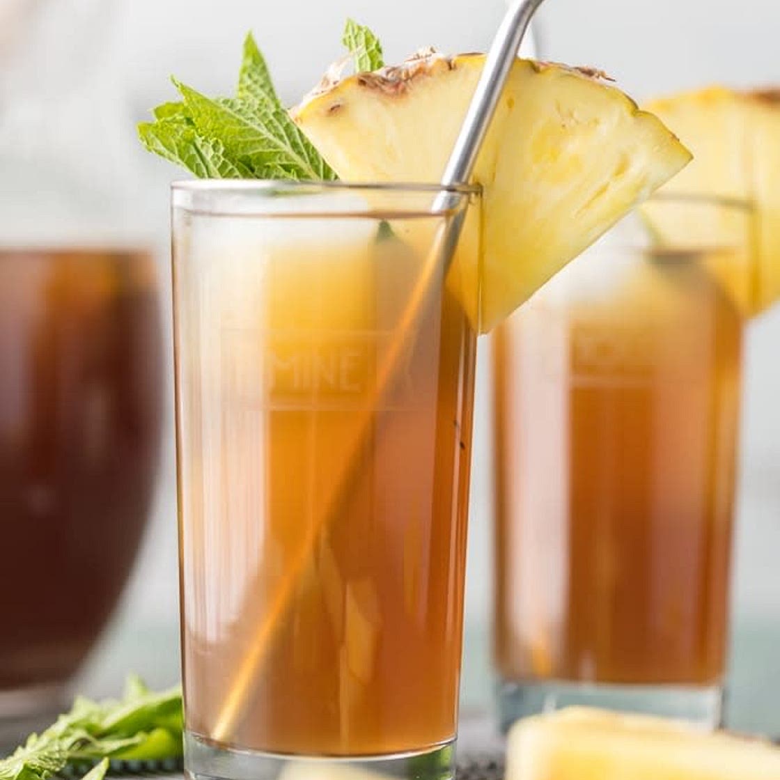 Skinny Pineapple Tea (Sweet Iced Tea Recipe)