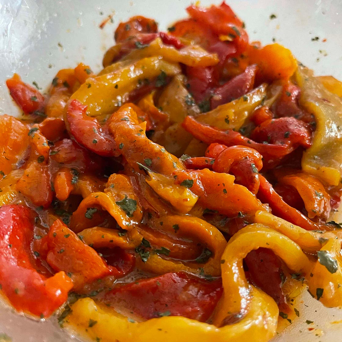 Italian Roasted Pepper Antipasto 