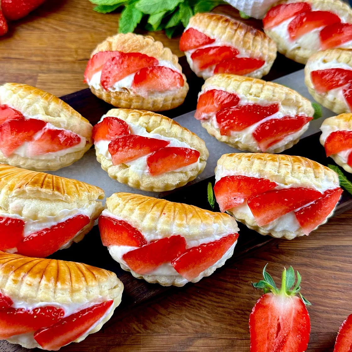 Strawberry Cream Puffs