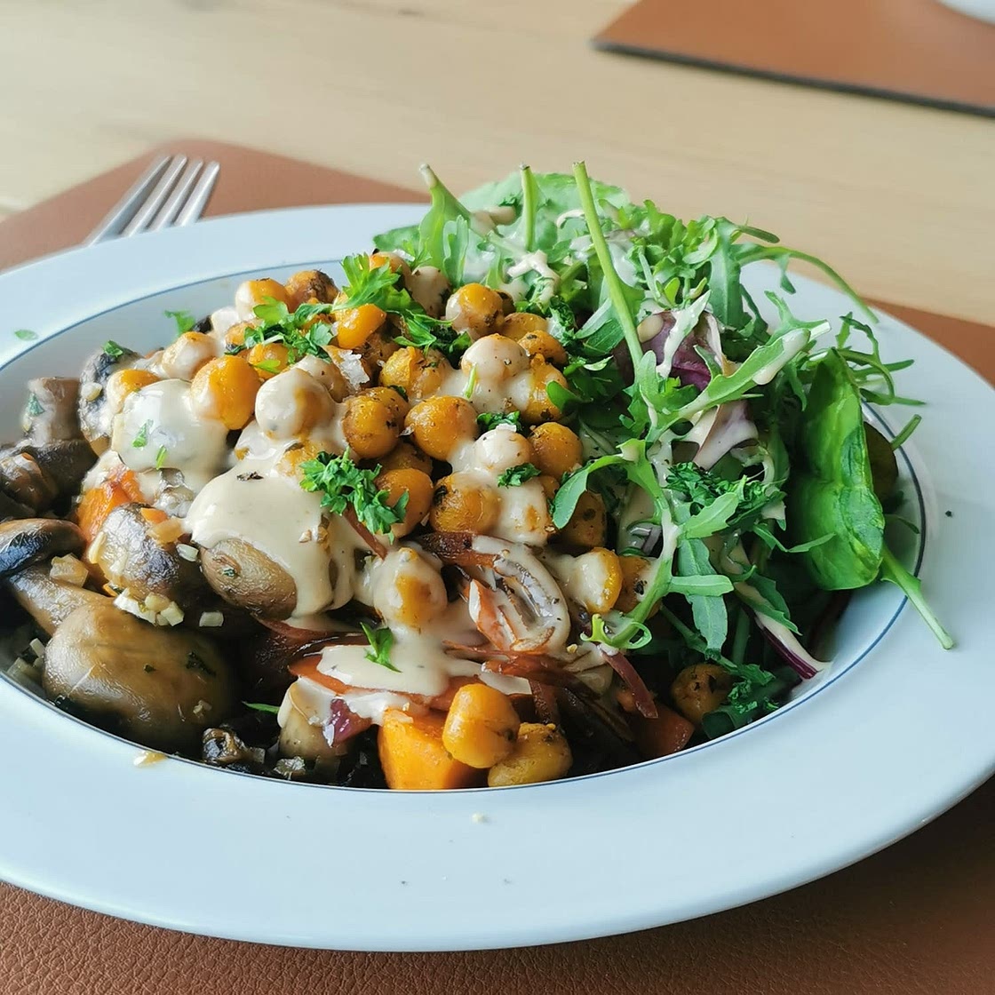 Sweet Potato Chickpea Buddha Bowl