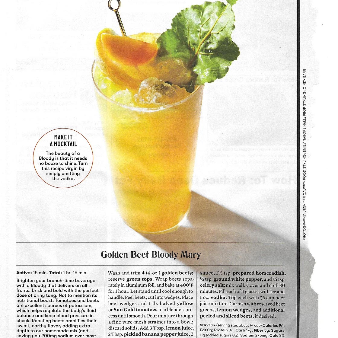 Golden Beet Bloody Marry