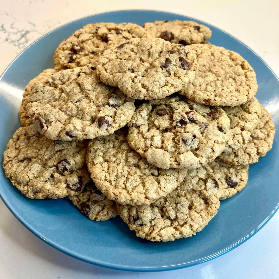 The BEST Gluten Free Oatmeal Chocolate Chip Cookies