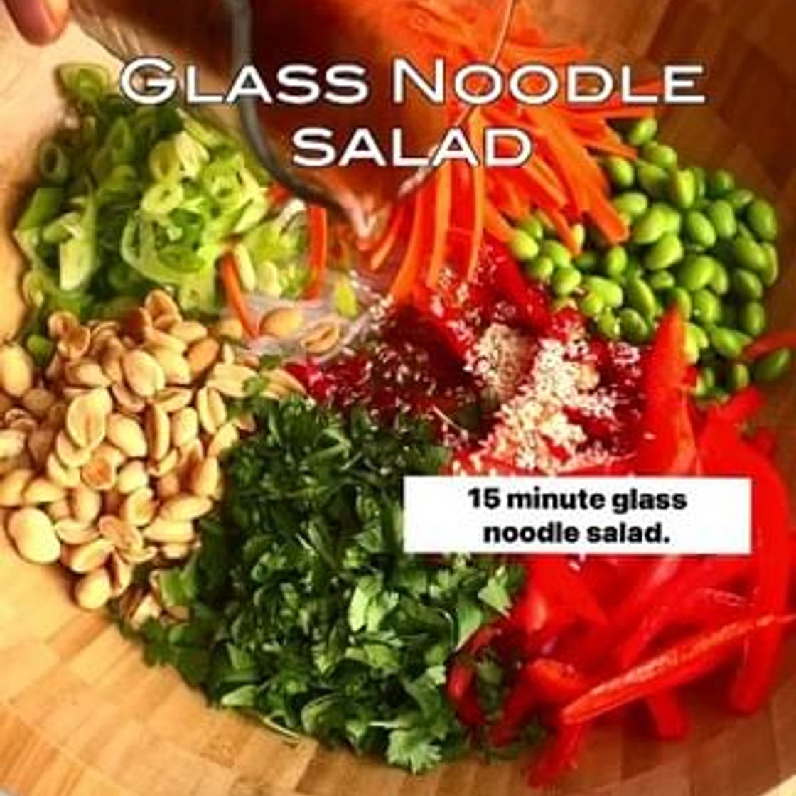 🍜🥗15-Minute Glass Noodle Salad by
