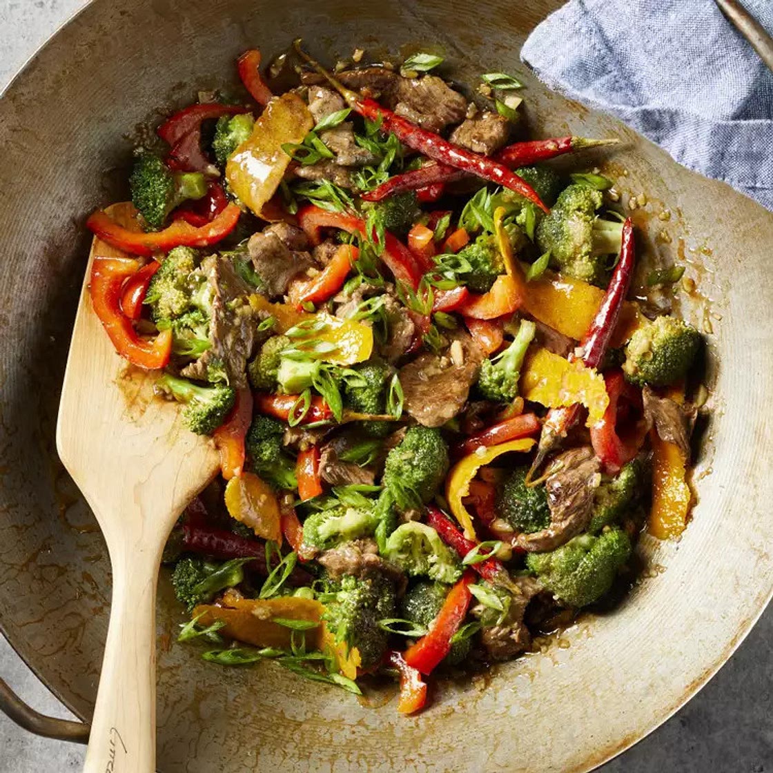 Orange Beef & Broccoli Stir-Fry