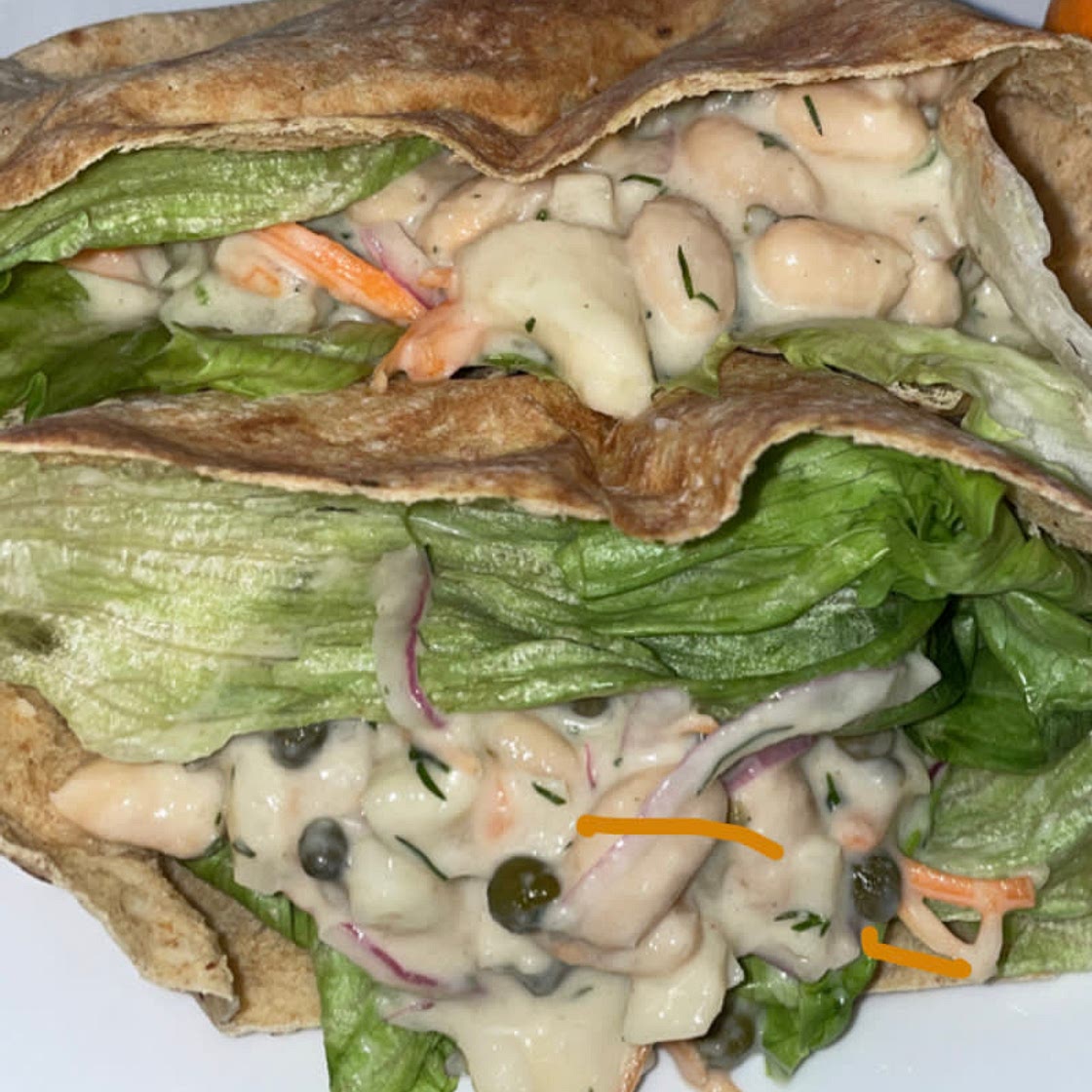 Vegan NoTuna Salad with palm hearts 