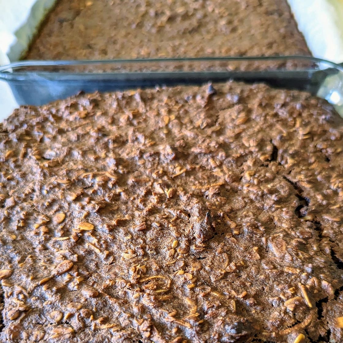 Peanut Butter Brownie Baked Oatmeal