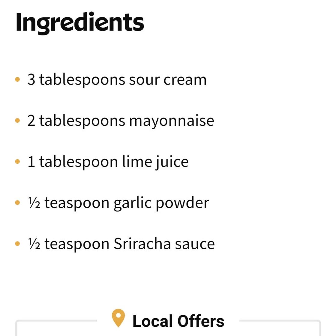 Fish taco sauce