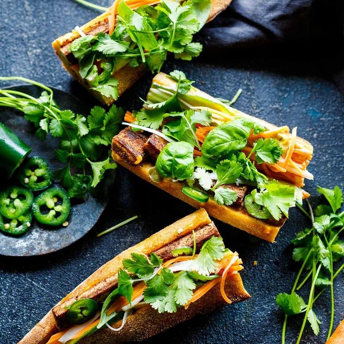 Vietnamese Banh Mi Sandwich