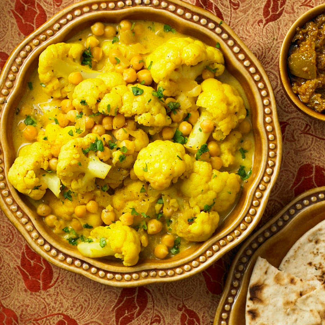 Cauliflower and Chickpea Curry