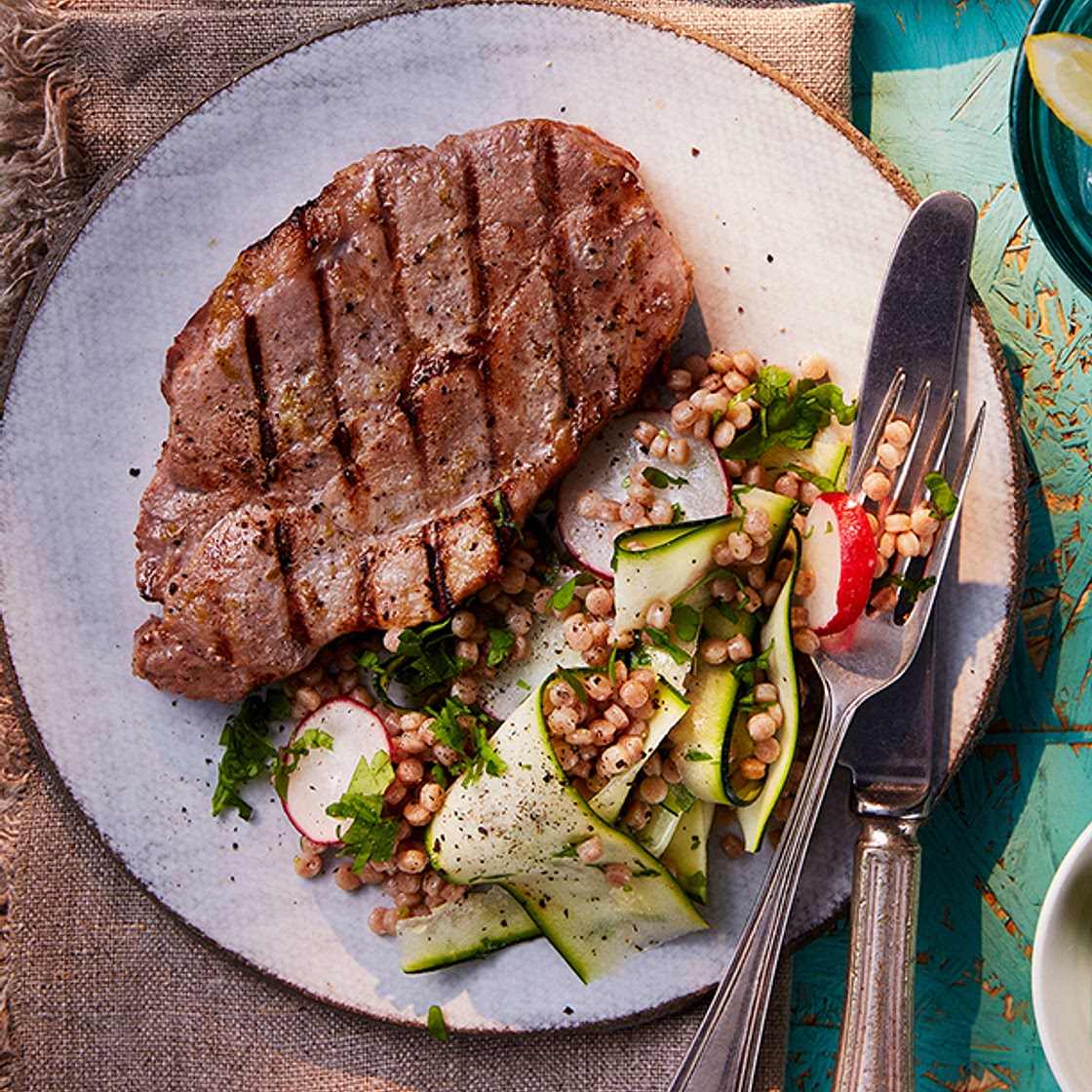 BBQ Lime and Ginger Steaks
