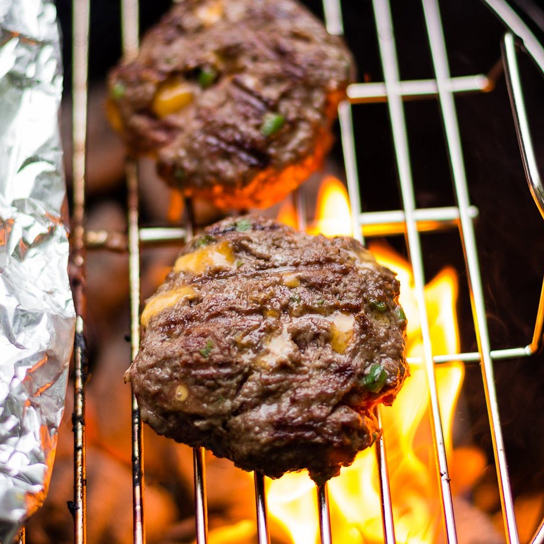 Jalapeño Cheddar Burgers