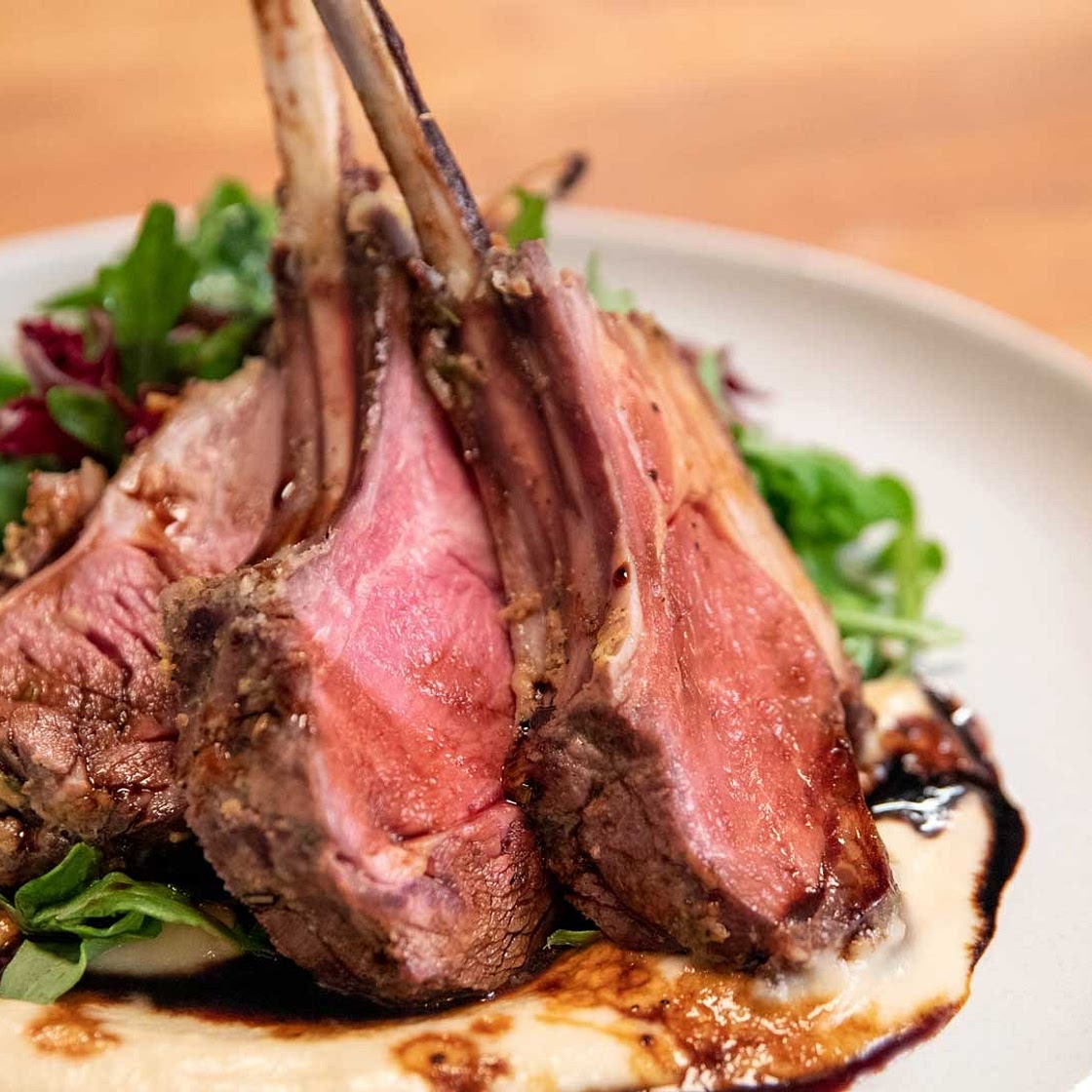 Nonno’s Lamb Chops and Mashed “Potatoes”