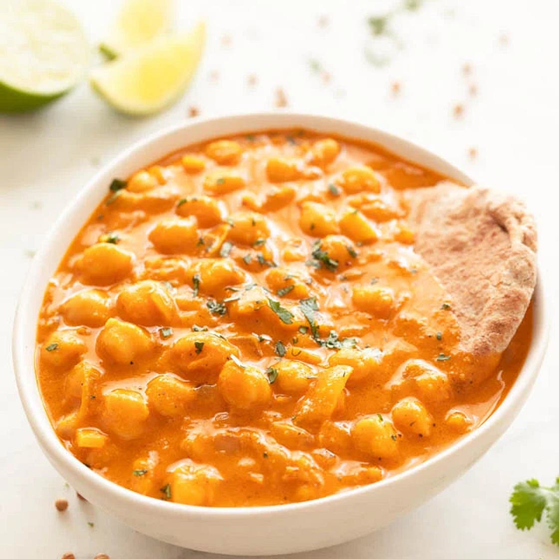 Curry de garbanzos