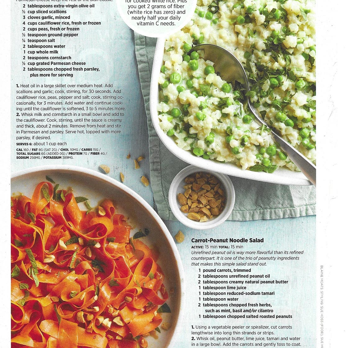 Carrot Peanut noodle Salad