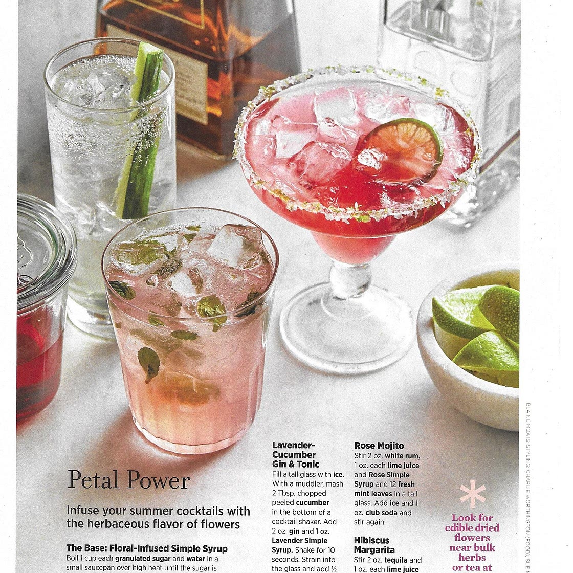 Floral-Infused Simple Syrup